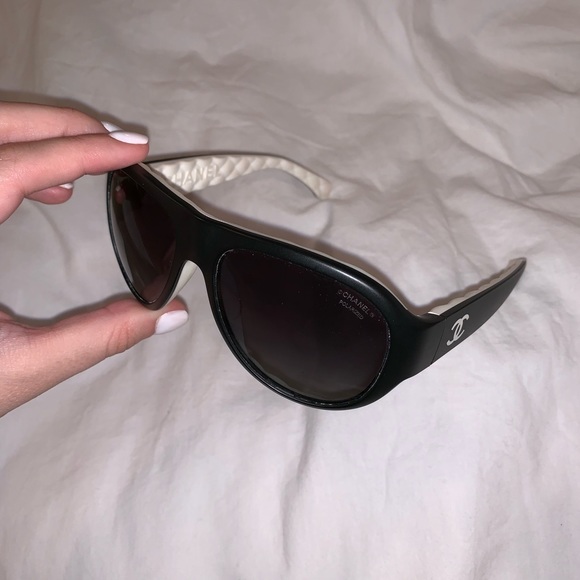 Chanel Vintage Rubber Sunglasses - Picture 6 of 7